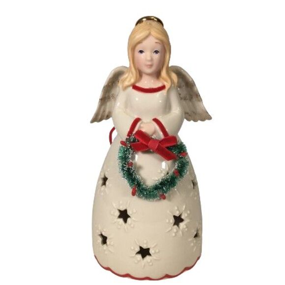 LENOX MERRY & LIGHT Christmas Angel Figurine Sculpture - NEW in BOX - LIGHTS UP! - Picture 4 of 16
